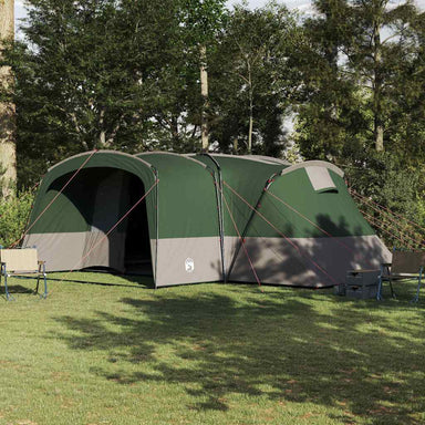 Familietent voor 12 Personen Groen en Wit 760 x 645 x 230 cm