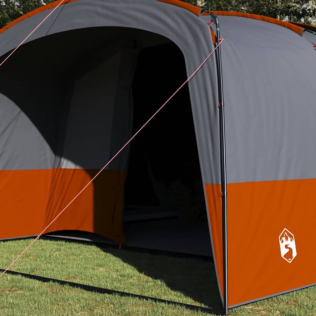 Familietent voor 12 Personen Grijs en Oranje 760 x 645 x 230 cm