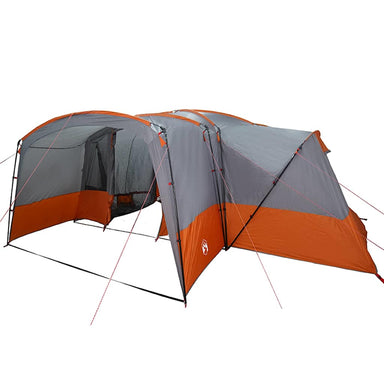 Familietent voor 12 Personen Grijs en Oranje 760 x 645 x 230 cm