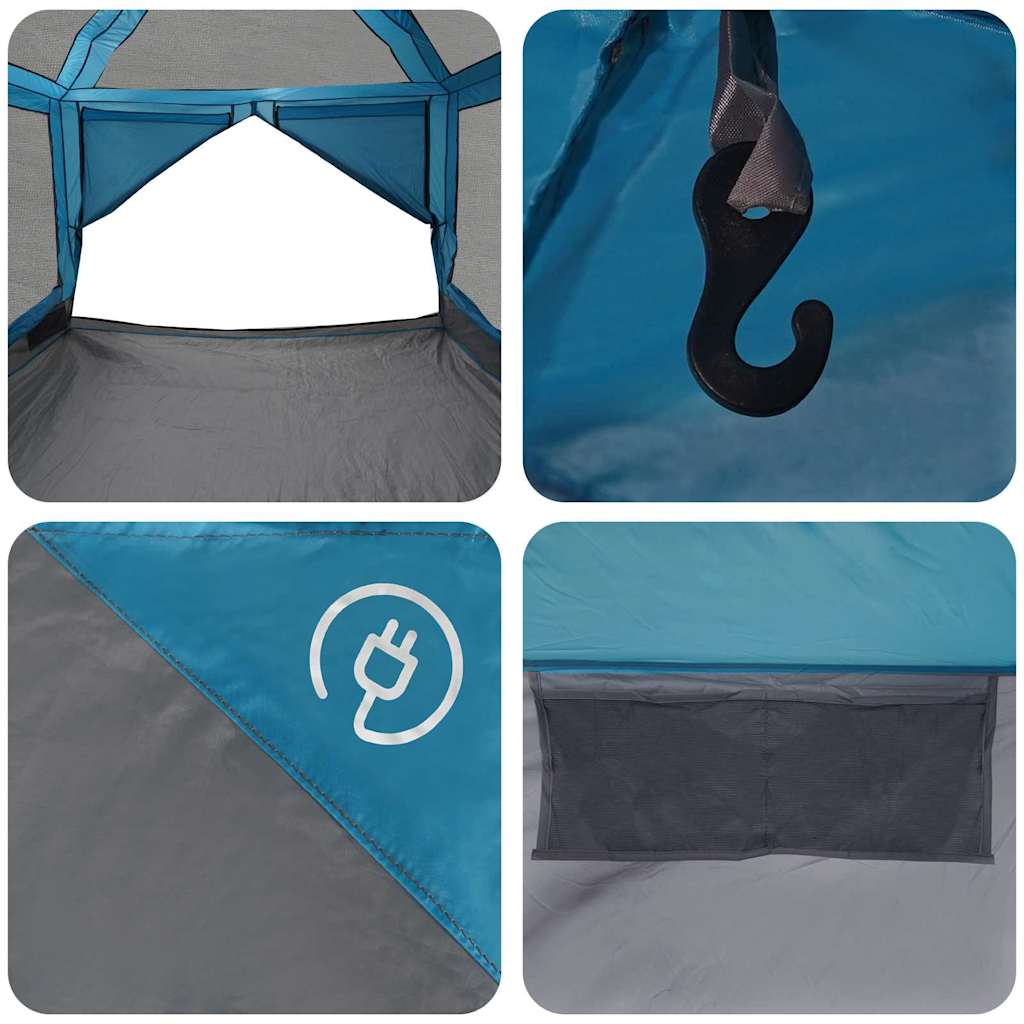 Binnen tent voor 7 Personen 7-persoons Blauw en Grijs