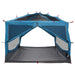 Binnen tent voor 7 Personen 7-persoons Blauw en Grijs