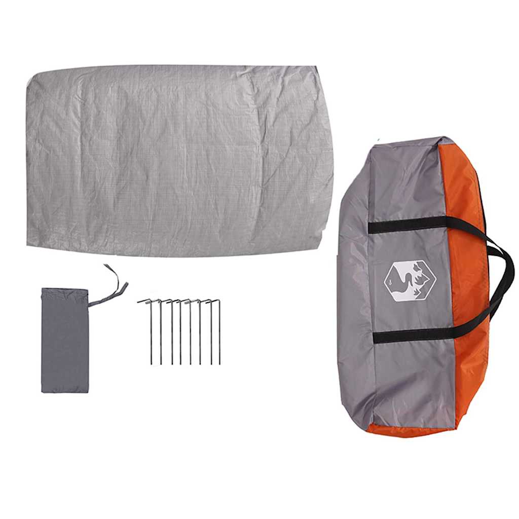 Binnen tent voor 7 Personen 7-persoons Grijs en Oranje