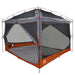 Binnen tent voor 7 Personen 7-persoons Grijs en Oranje