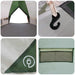 Teepee Tent voor 10 Personen 10-persoons Groen en Wit