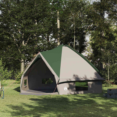 Teepee Tent voor 10 Personen 10-persoons Groen en Wit