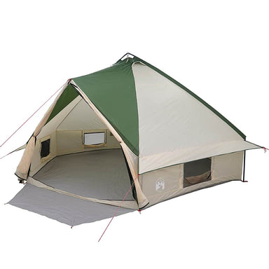 Teepee Tent voor 10 Personen 10-persoons Groen en Wit
