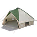Teepee Tent voor 10 Personen 10-persoons Groen en Wit