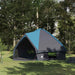 Teepee Tent voor 10 Personen 10-persoons Blauw en Grijs