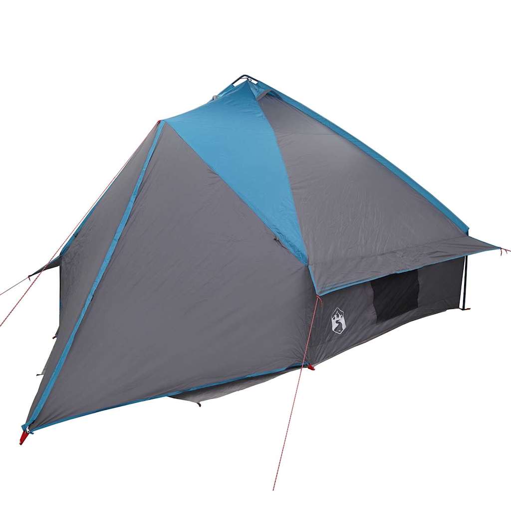 Teepee Tent voor 10 Personen 10-persoons Blauw en Grijs