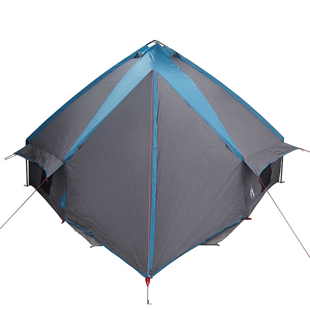 Teepee Tent voor 10 Personen 10-persoons Blauw en Grijs