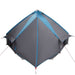 Teepee Tent voor 10 Personen 10-persoons Blauw en Grijs