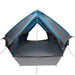 Teepee Tent voor 10 Personen 10-persoons Blauw en Grijs
