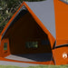 Teepee Tent voor 10 Personen 10-persoons Grijs en Oranje