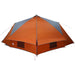 Teepee Tent voor 10 Personen 10-persoons Grijs en Oranje