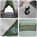 Teepee Tent 8-Persoon 8-persoons Groen en Wit