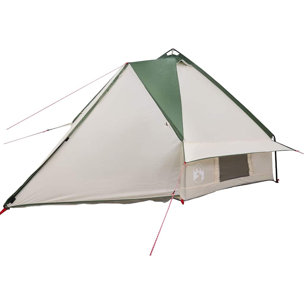 Teepee Tent 8-Persoon 8-persoons Groen en Wit
