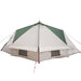 Teepee Tent 8-Persoon 8-persoons Groen en Wit