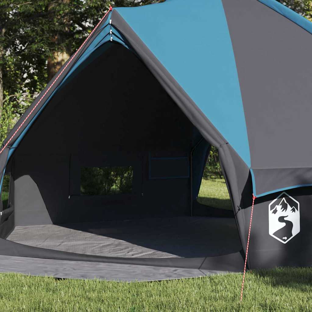 Teepee Tent 8-Persoon 8-persoons Blauw en Grijs