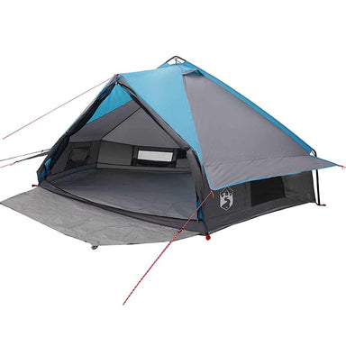 Teepee Tent 8-Persoon 8-persoons Blauw en Grijs