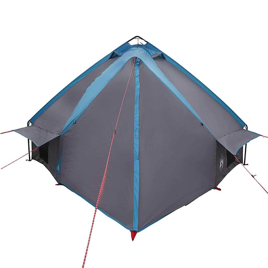 Teepee Tent 8-Persoon 8-persoons Blauw en Grijs