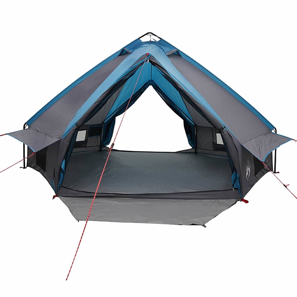 Teepee Tent 8-Persoon 8-persoons Blauw en Grijs