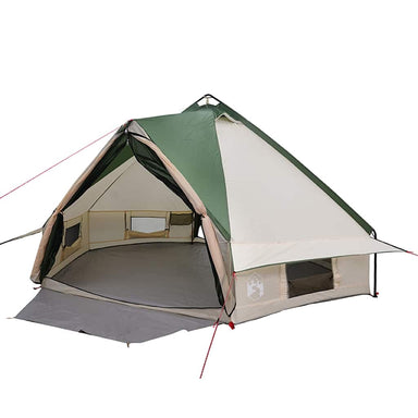 Teepee Tent voor 6 Personen 6-persoons Groen en Wit