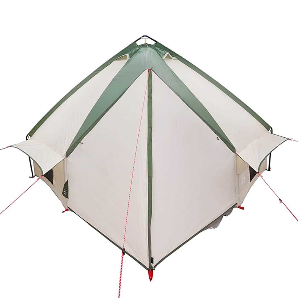 Teepee Tent voor 6 Personen 6-persoons Groen en Wit