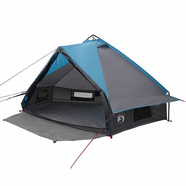 Teepee Tent voor 6 Personen 6-persoons Blauw en Grijs