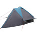 Teepee Tent voor 6 Personen 6-persoons Blauw en Grijs