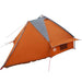 Teepee Tent voor 6 Personen 6-persoons Grijs en Oranje