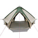 Teepee Tent voor 4 Personen 4-persoons Groen en Grijs