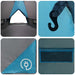 Teepee Tent voor 4 Personen 4-persoons Blauw en Grijs