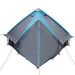 Teepee Tent voor 4 Personen 4-persoons Blauw en Grijs