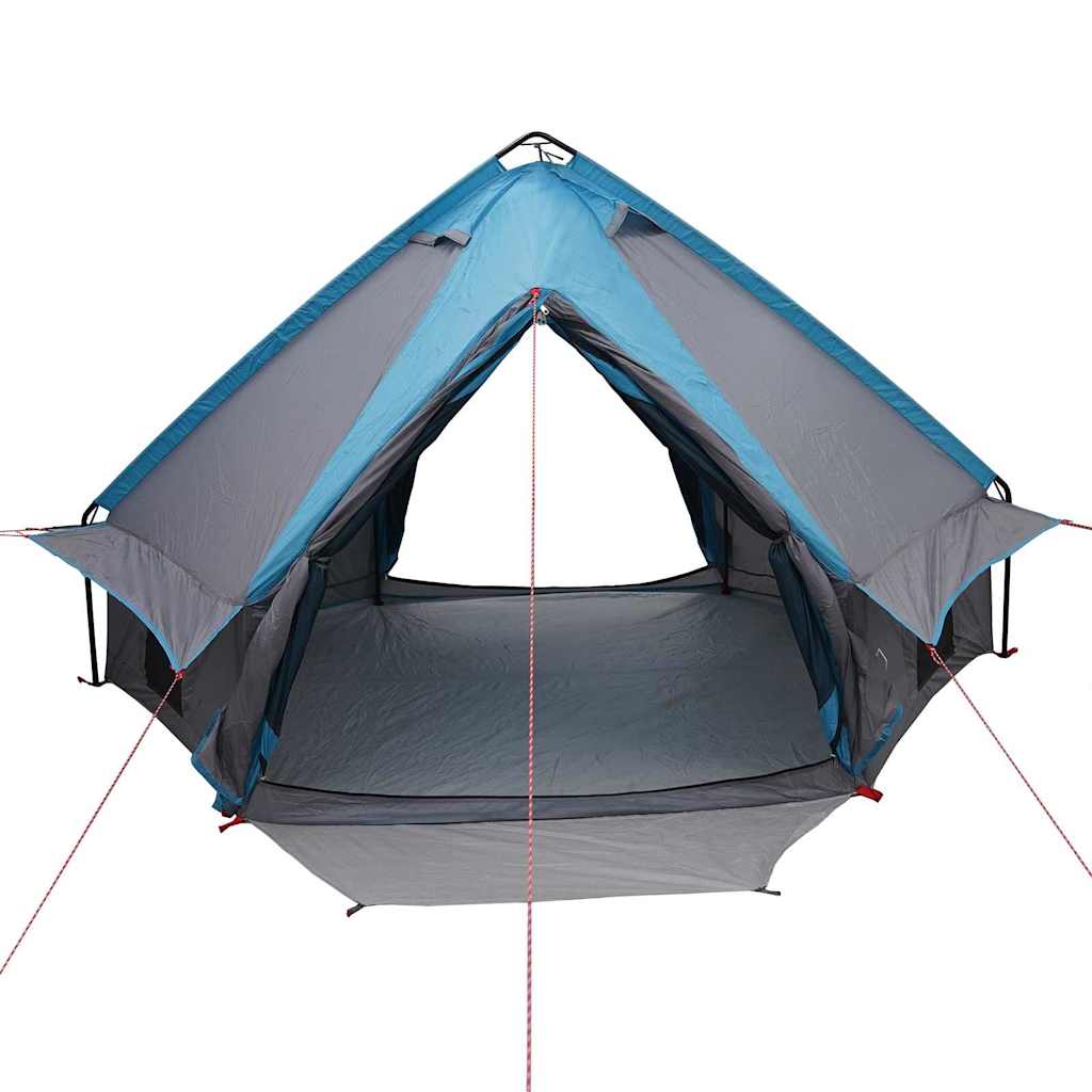 Teepee Tent voor 4 Personen 4-persoons Blauw en Grijs