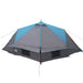 Teepee Tent voor 4 Personen 4-persoons Blauw en Grijs