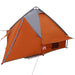 Teepee Tent 4-Person 4-persoons Grijs en Oranje