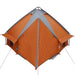 Teepee Tent 4-Person 4-persoons Grijs en Oranje