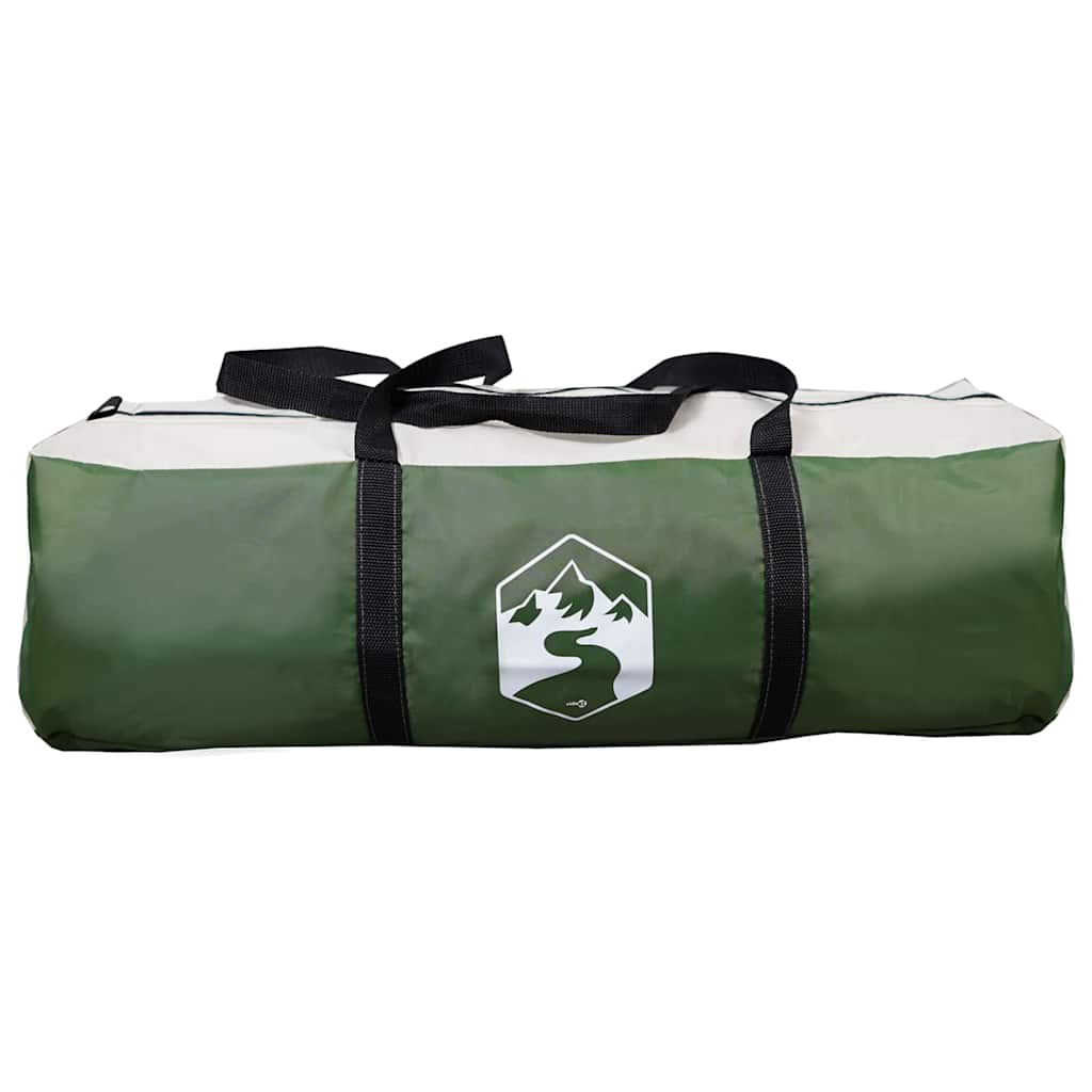 Gezinstent voor 20 personen Groen en Wit 745 x 700 x 217 cm