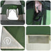 Gezinstent voor 20 personen Groen en Wit 745 x 700 x 217 cm