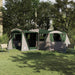 Gezinstent voor 20 personen Groen en Wit 745 x 700 x 217 cm