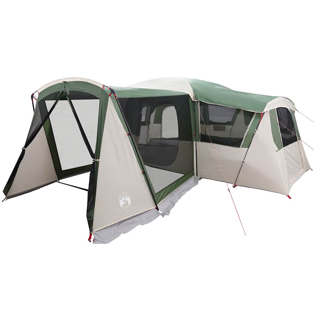 Gezinstent voor 20 personen Groen en Wit 745 x 700 x 217 cm