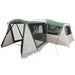 Gezinstent voor 20 personen Groen en Wit 745 x 700 x 217 cm