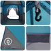 Gezinstent voor 20 personen Blauw en Grijs 745 x 700 x 217 cm