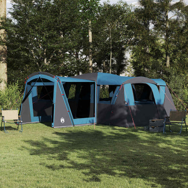 Gezinstent voor 20 personen Blauw en Grijs 745 x 700 x 217 cm