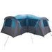 Gezinstent voor 20 personen Blauw en Grijs 745 x 700 x 217 cm