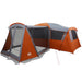 Gezinstent voor 20 personen Grijs en Oranje 745 x 700 x 217 cm