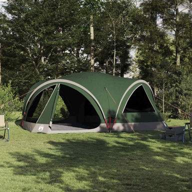 Familietent voor 10 personen Groen en Grijs 460 x 430 x 214 cm