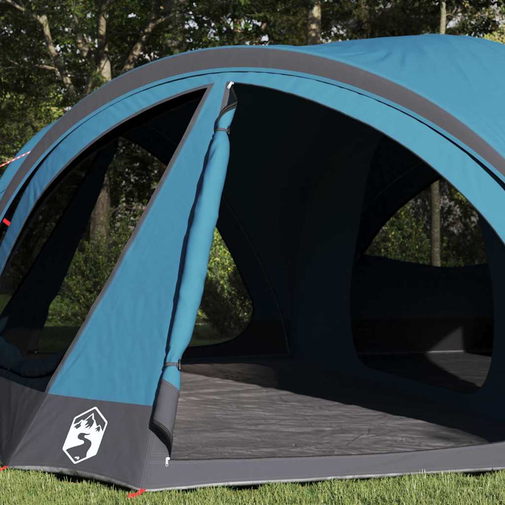 Familietent voor 10 personen Blauw en Grijs 460 x 430 x 214 cm