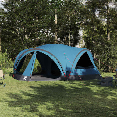 Familietent voor 10 personen Blauw en Grijs 460 x 430 x 214 cm