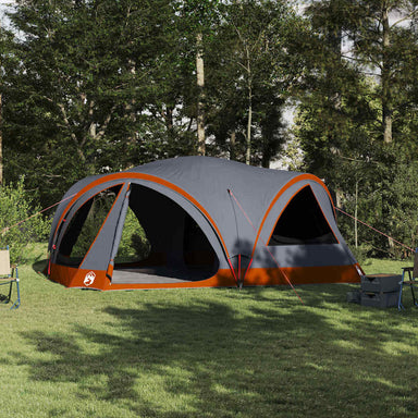Familietent voor 10 personen Grijs en Oranje 460 x 430 x 214 cm